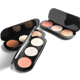 Triple Colour Blush & Highlighter Palette