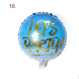 18" Inch Helium Foil Party Balloons