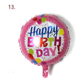 18" Inch Helium Foil Party Balloons