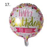 18" Inch Helium Foil Party Balloons