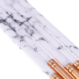 10 Piece Marble Makeup Brush Set