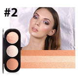 Triple Colour Blush & Highlighter Palette