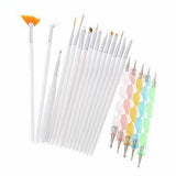 Nail Art 20pc Dotting & Brush Set