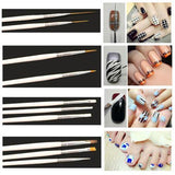 Nail Art 20pc Dotting & Brush Set
