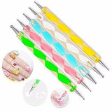 Nail Art 20pc Dotting & Brush Set