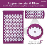 Acupressure Mat with Pillow