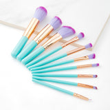 Half Mermaid Half Unicorn Brush Set