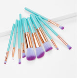 Half Mermaid Half Unicorn Brush Set