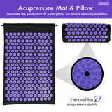 Acupressure Mat with Pillow