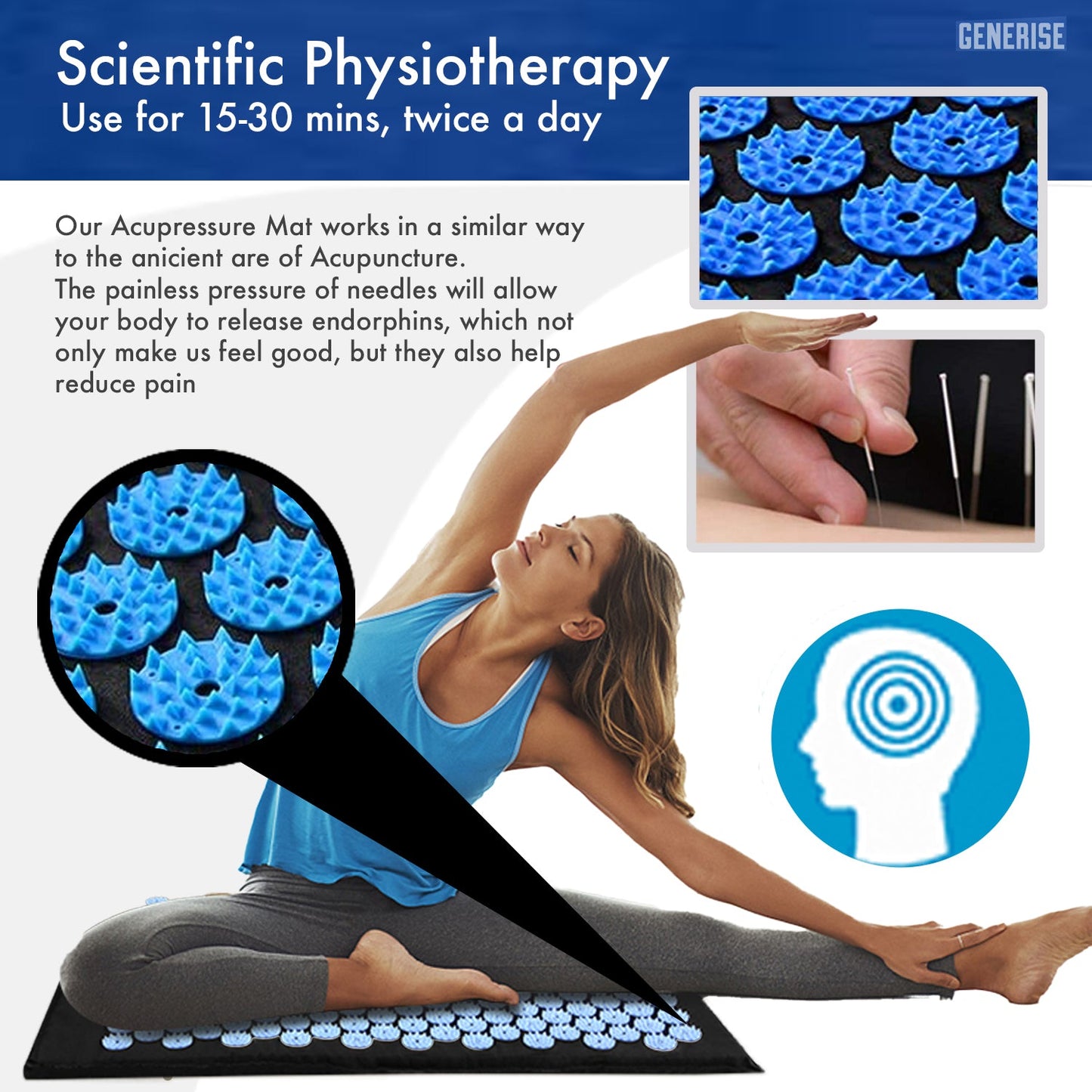 Acupressure Mat with Pillow