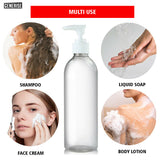500ml Clear Empty Bottle and Pump