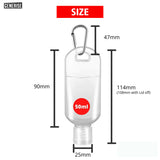 50ml Clear Flight Safe Travel Bottle
