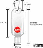 50ml Clear Flight Safe Travel Bottle
