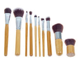 Bamboo Makeup Brush Set