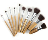 Bamboo Makeup Brush Set