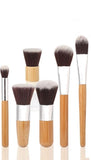 Bamboo Makeup Brush Set