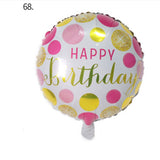 18" Inch Helium Foil Party Balloons