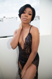 Amaka Short Black Frontal Wig