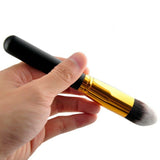 10 Piece Black & Gold Makeup Brush Set