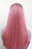 Candy Floss Long Pink Straight Wig