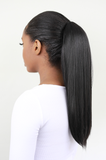 Chanel Straight Black Ponytail