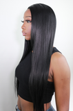 Chioma Long Straight Black Wig