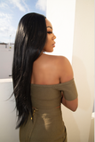 Chioma Long Straight Black Wig
