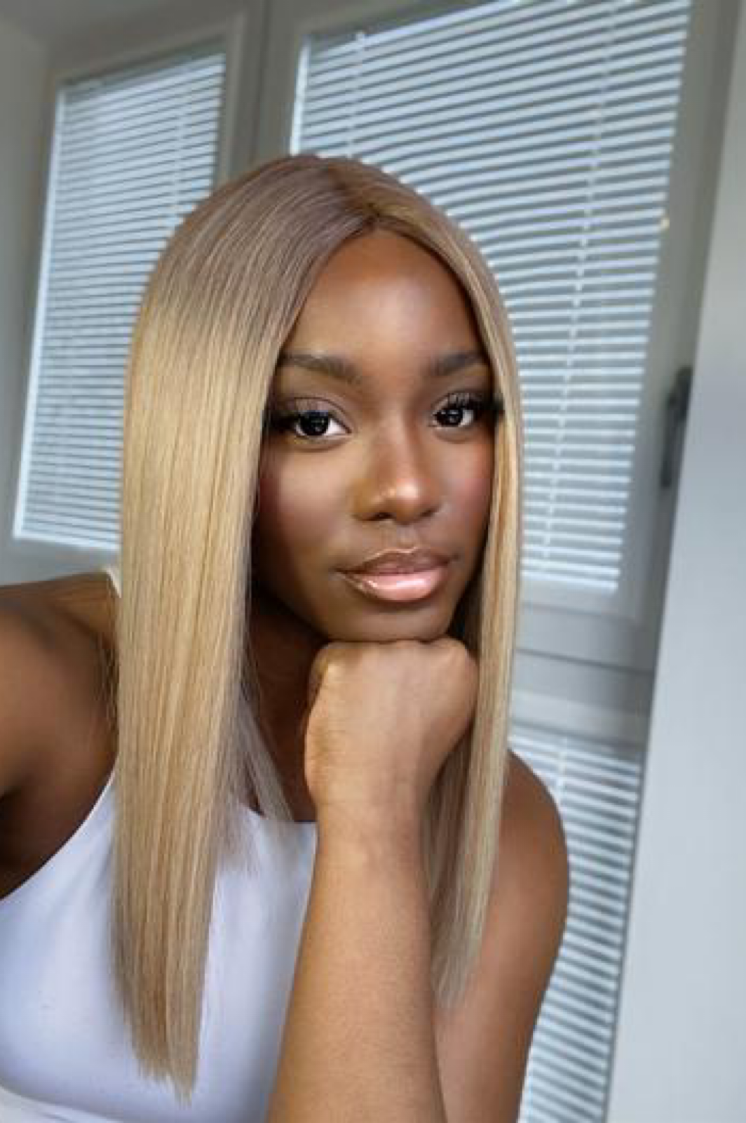 Black and best sale blonde wig
