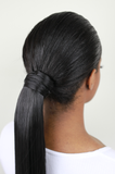 Coco Long Straight Black Ponytail