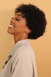 Foxxy Brown Short Black Afro Wig