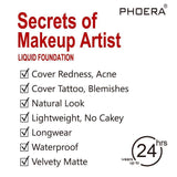 Phoera Flawless Lasting Matte Liquid Foundation Tube - Direct Savings Online
