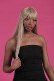 Iskaba Long Blonde Straight Wig