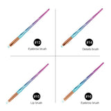 20pc Diamond Makeup Brush Set