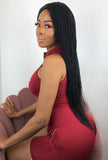 Omalicha Long Straight Braids Wig