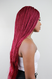 Omalicha Long Straight Braids Wig