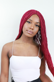 Omalicha Long Straight Braids Wig