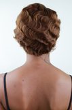 Pana Honey Brown Curly Pixie Cut Wig