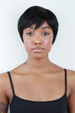 Sauce Black Straight Pixie Wig