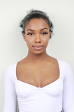 The Shaq Bun Black Afro Bun Wig