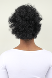 The Shaq Bun Black Afro Bun Wig
