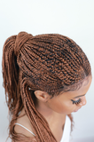Shenseea Medium Brown Braided Wig
