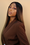 Sienna Long Straight Brown Wig