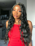 Sisi Maria Long Wavy Black Wig