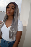 Stormi Straight Black & Grey Wig