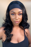 Tamara Curly Black Head Band