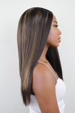 Tiwa Long Straight Brown Wig