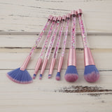 Unicorn Glitter Makeup Brushes