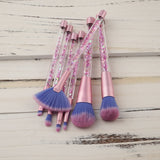 Unicorn Glitter Makeup Brushes