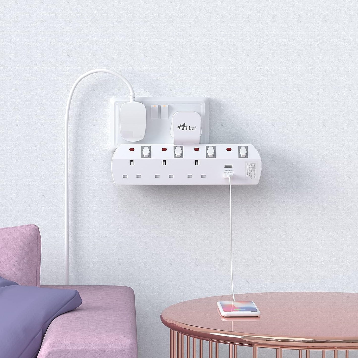 3 Plug Extension Lead