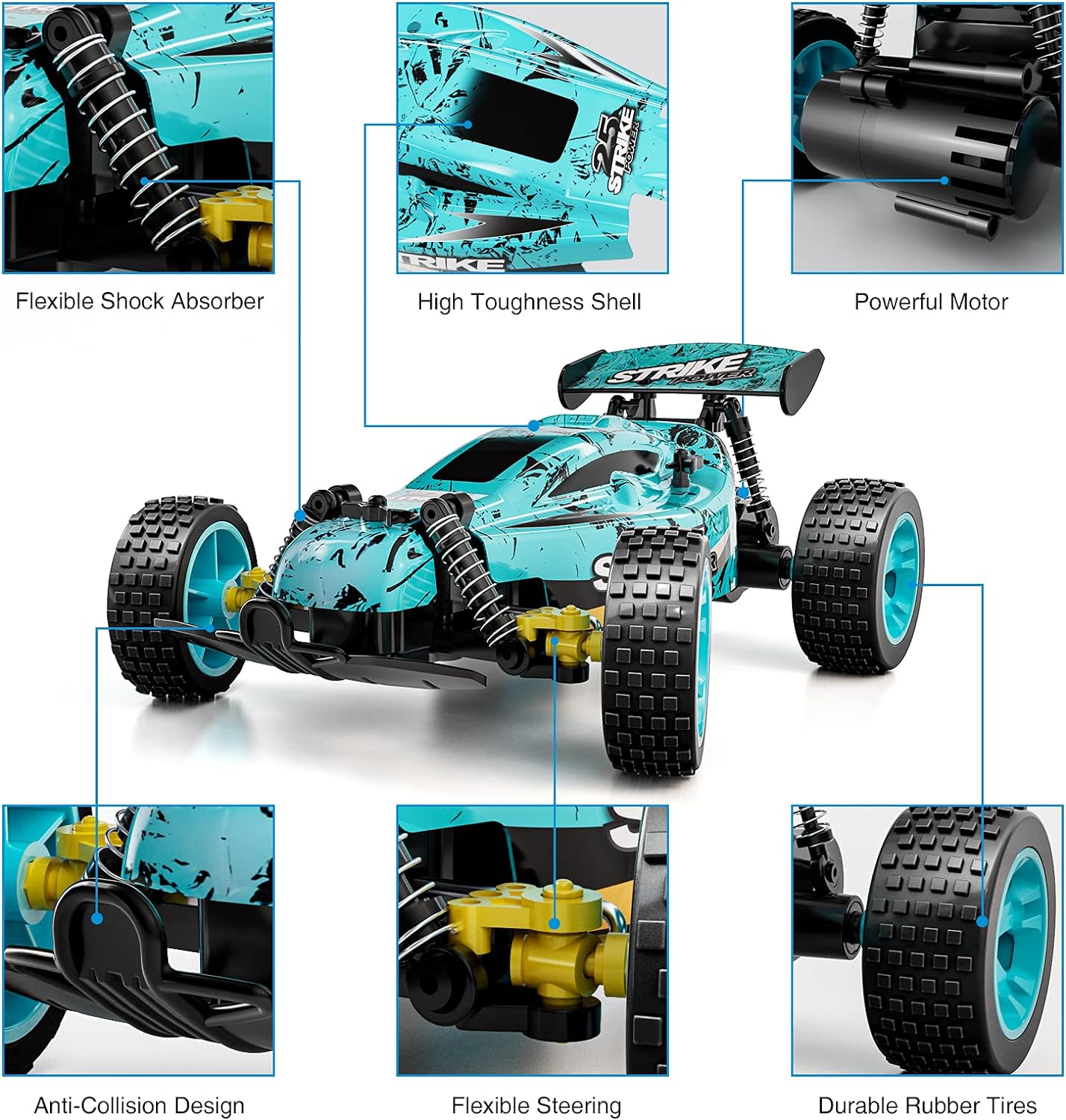 Blue Remote Control Car